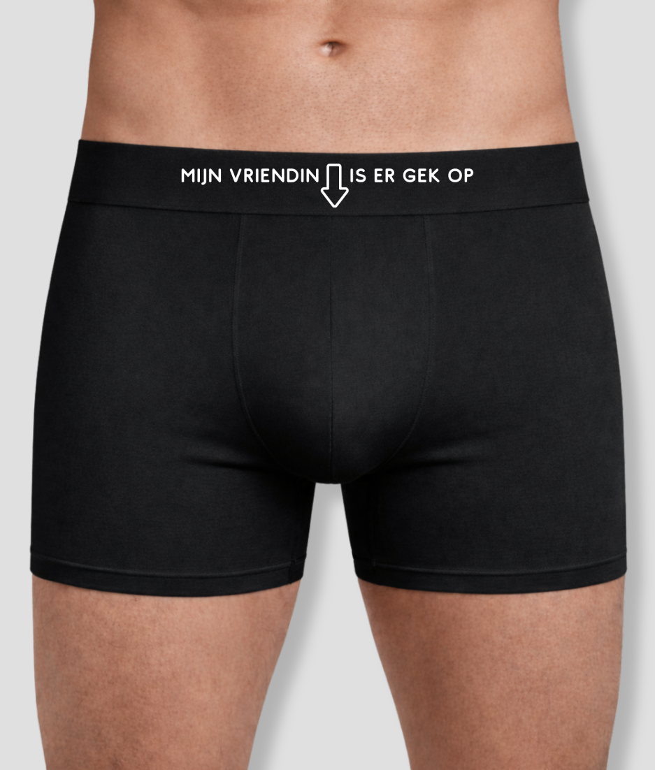mijn vriendin is er gek op onderbroek