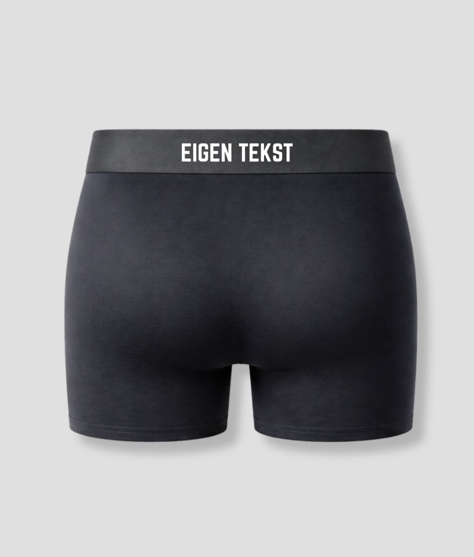 onderbroek achterkant eigen tekst