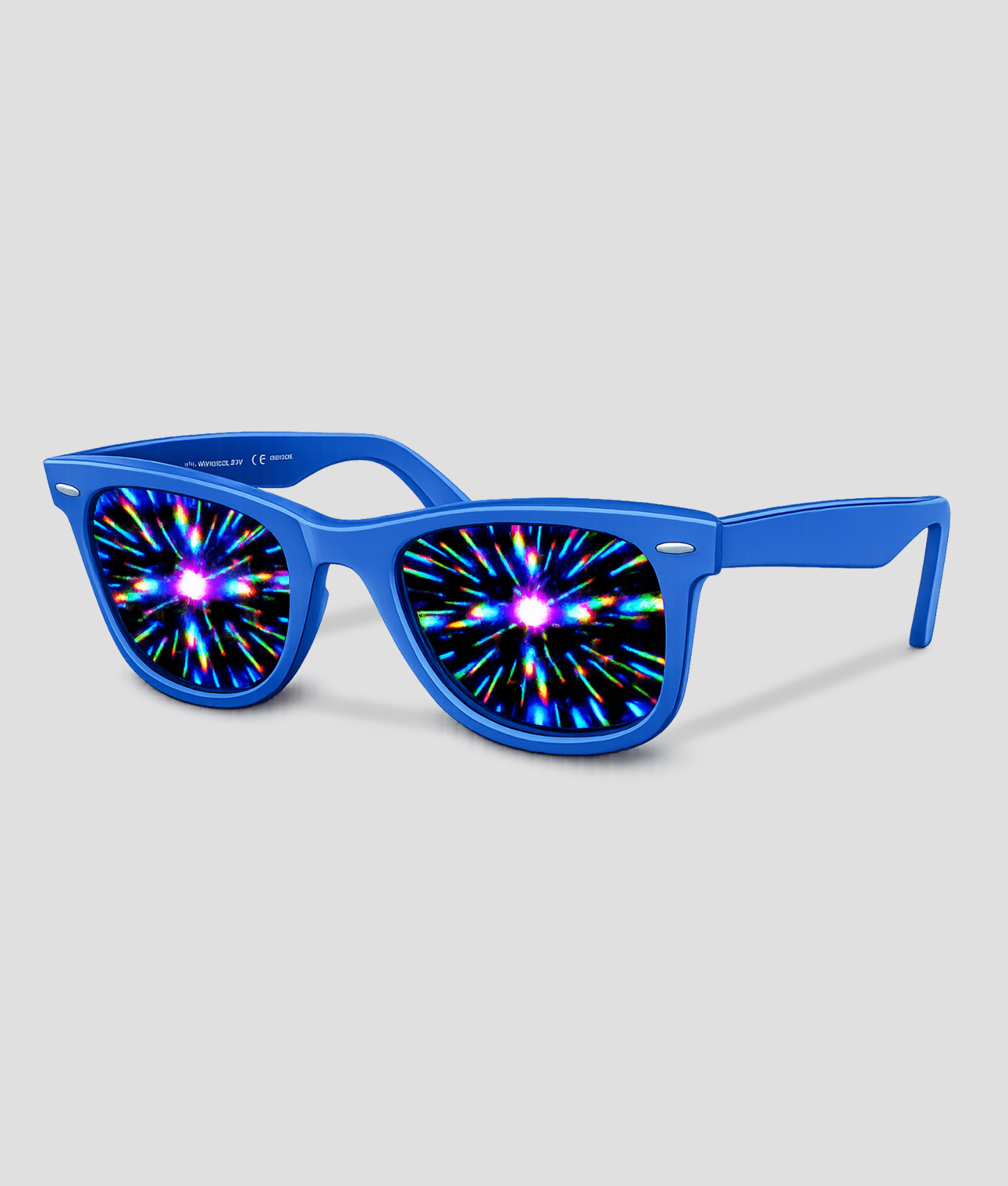 spacebril blauw effect