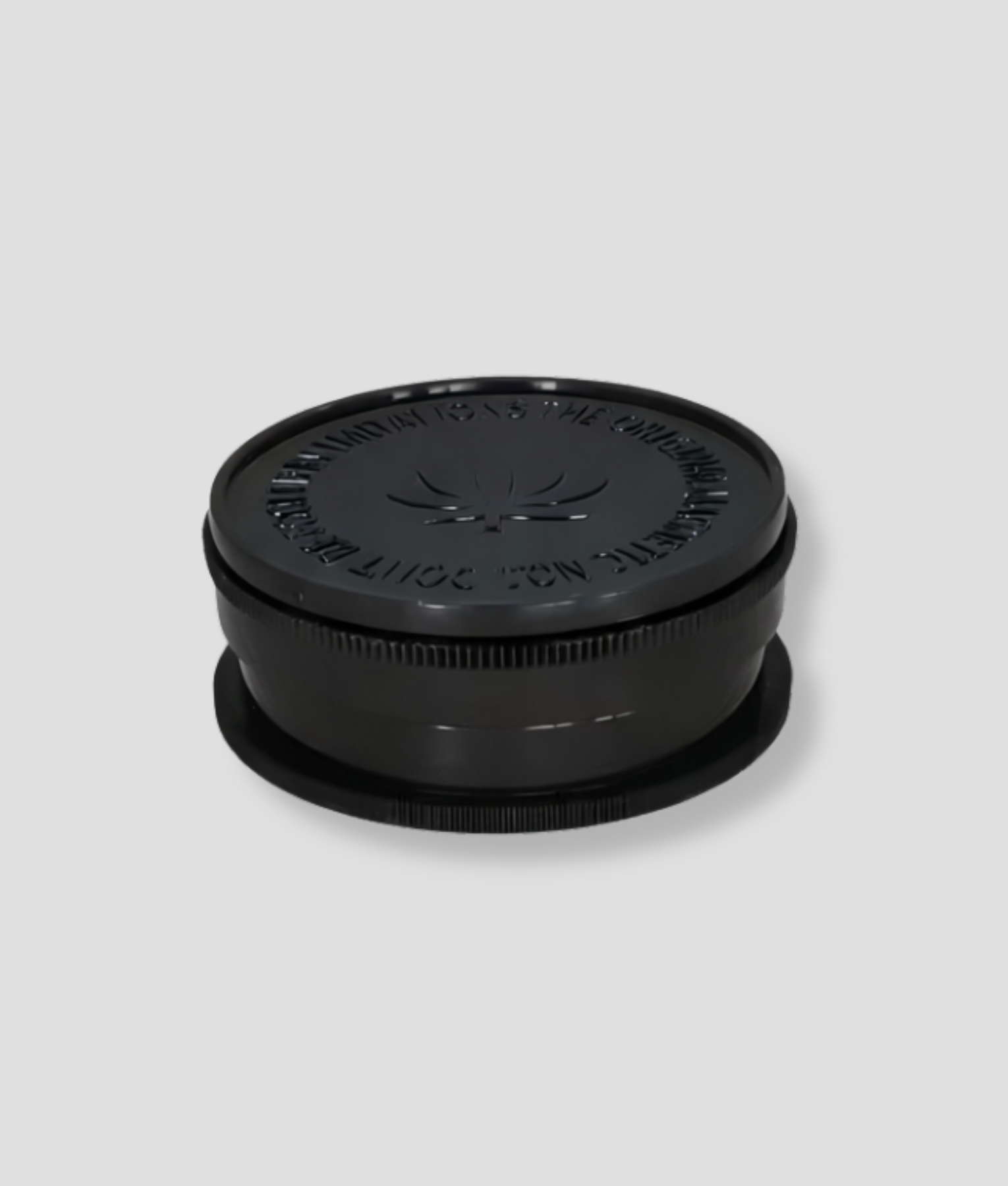 2 delige zwarte grinder