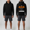 404 not found hoodie zwart