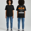 404 oversized shirt zwart model