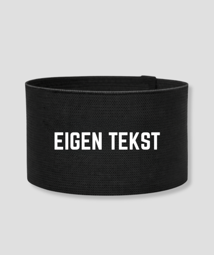 Eigen tekst aanvoerdersband