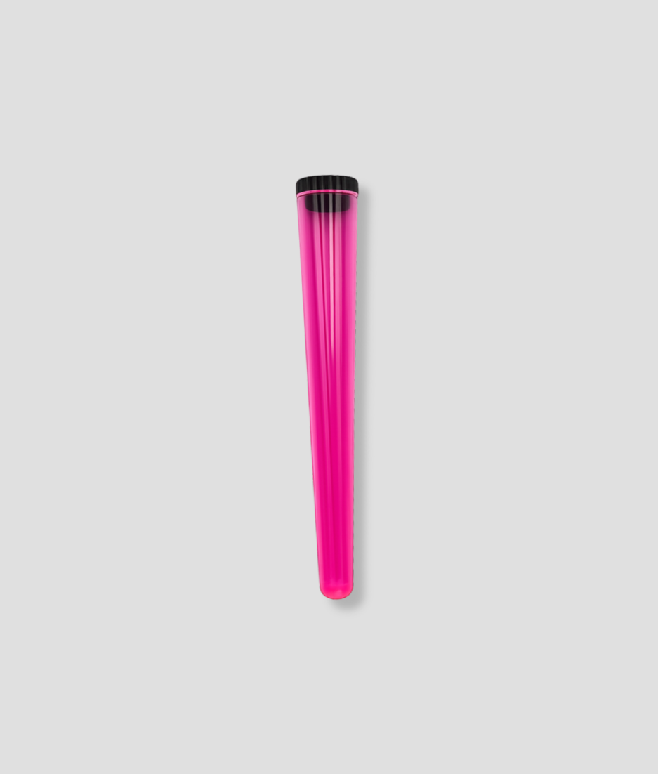 Plastic tube roze