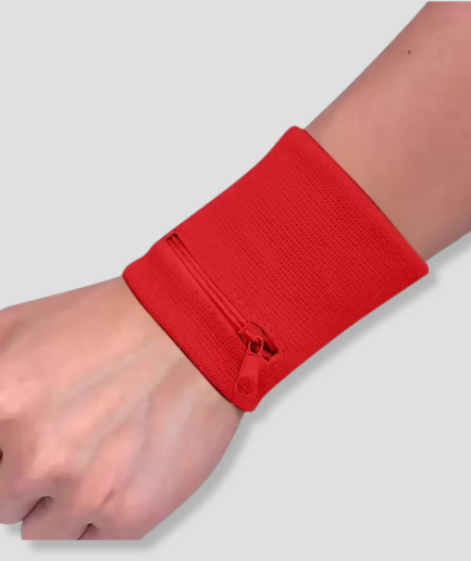 Portemonee armband rood festival