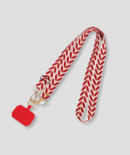 Telefoonkoord rood