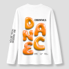 Witte longsleeve kingsday dance