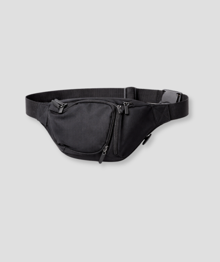 Zwarte handige fannypack