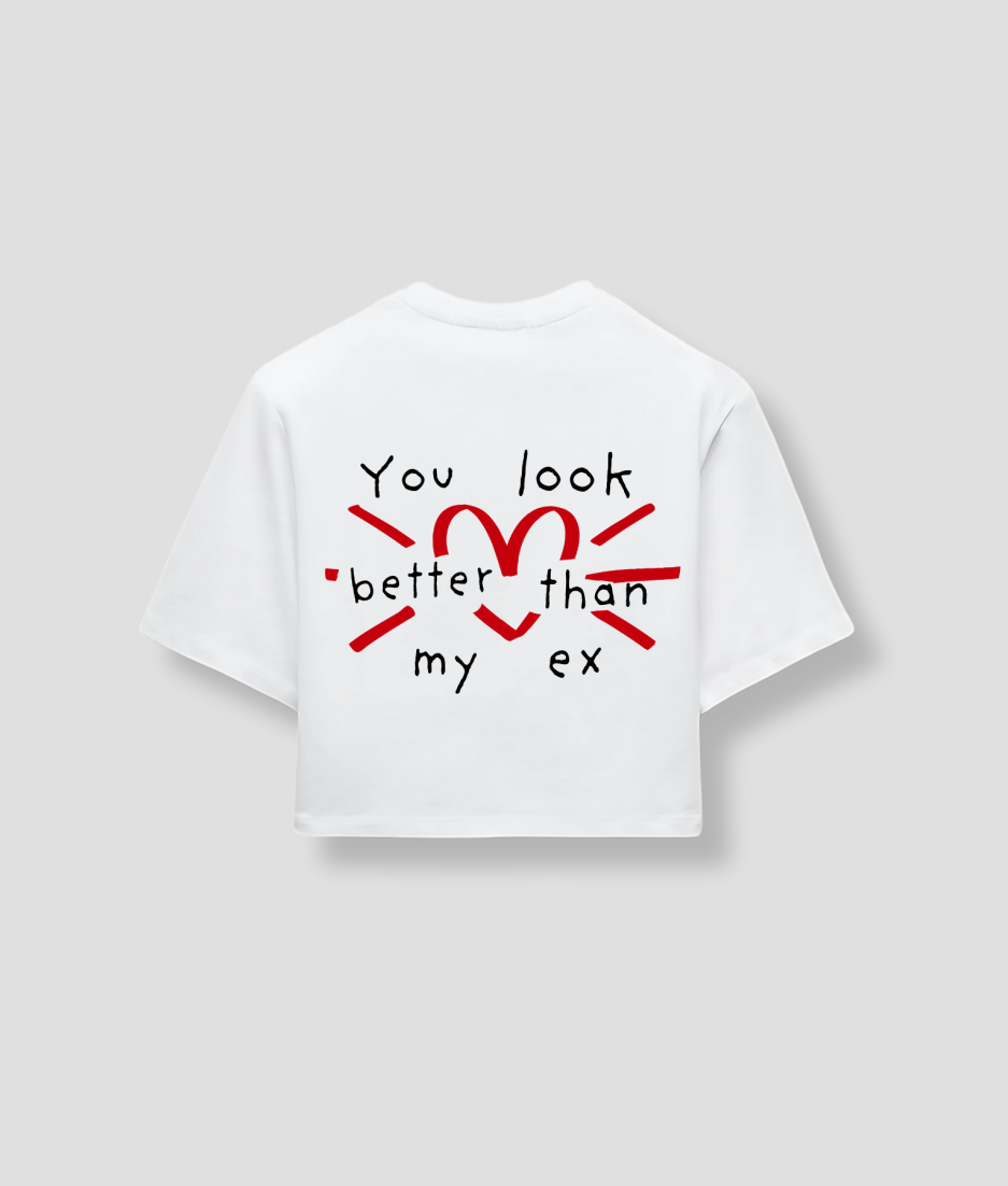 better than my ex croptop wit