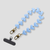 blauwe telefoonhanger kort
