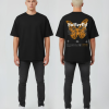 butterfly tshirt oversized oranje vlinder