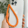 cute oranje telefoonhanger