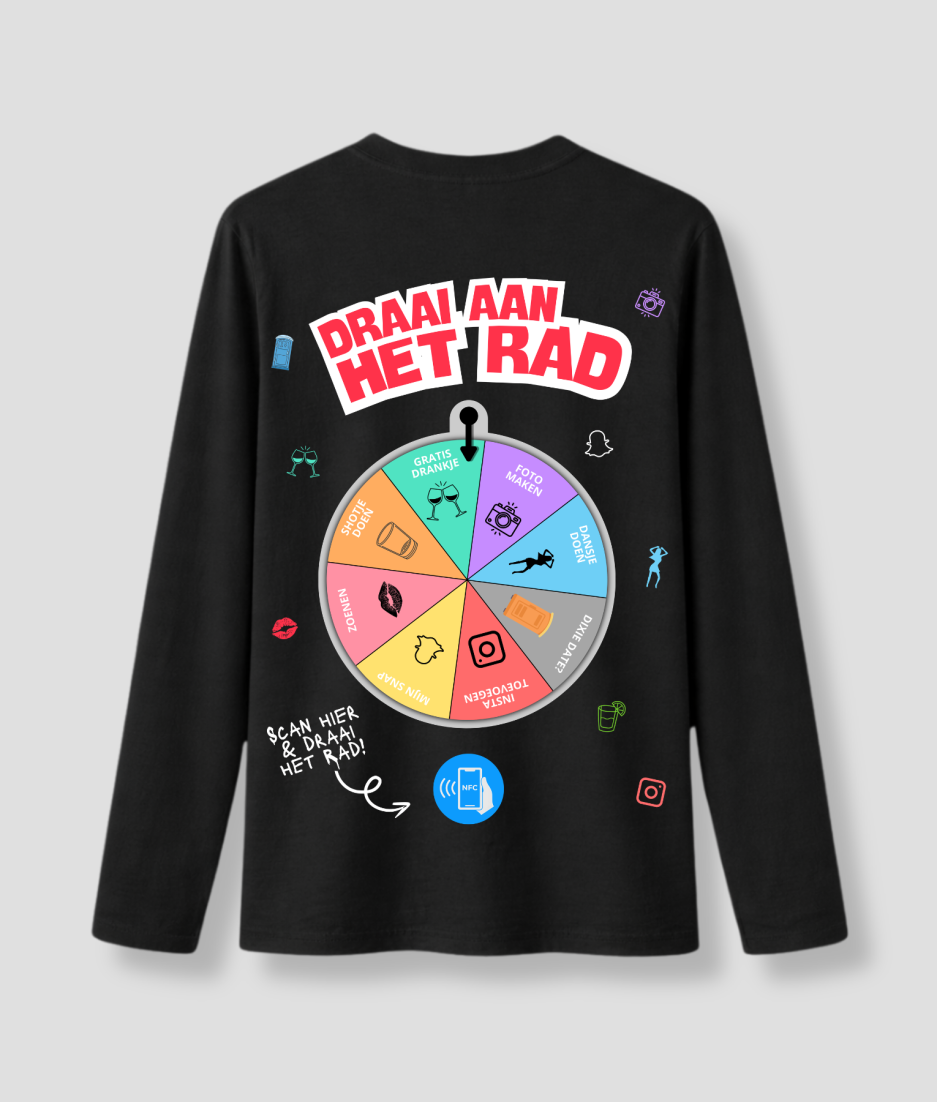 draai aan het rad longsleeve