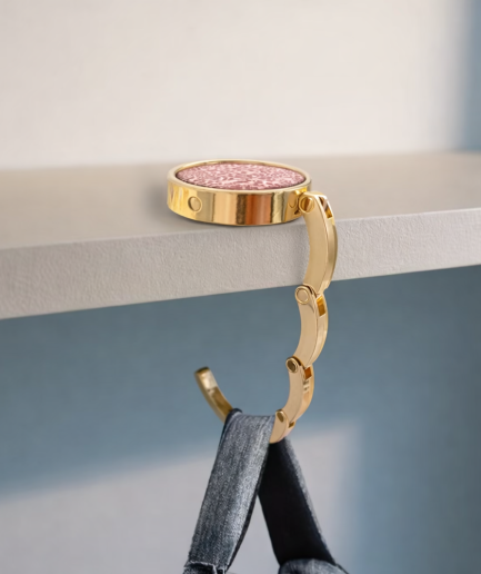 tas hanger roze goud