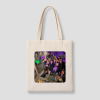 eigen foto tote bag beige voorbeeld