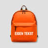 eigen tekst rugzak