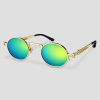 gouden retro bril