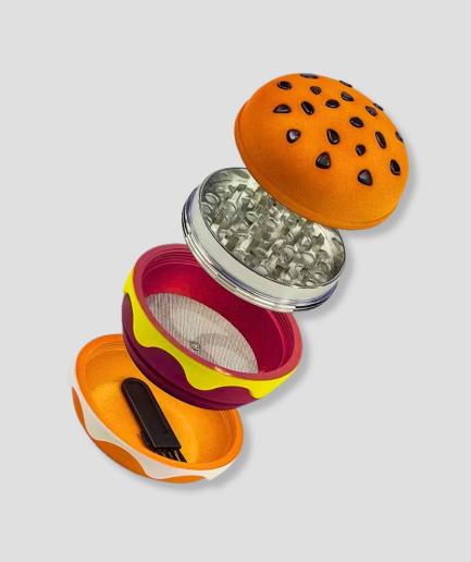 grinder in vorm hamburger