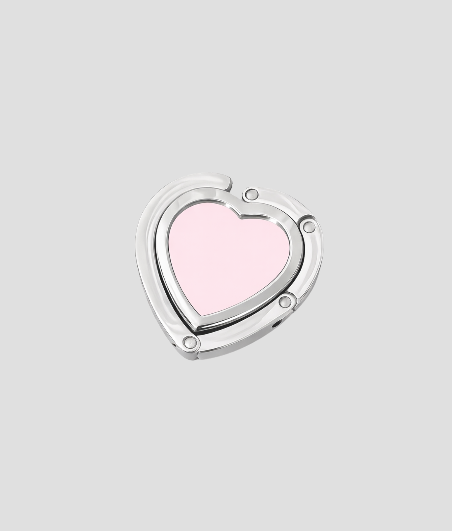 tas houder roze hartje