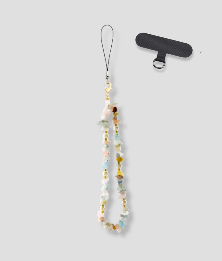 handige telefoonhanger met steentjes