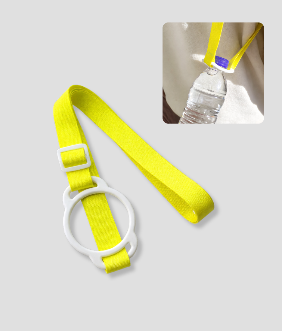 rave gadget flesje houder geel