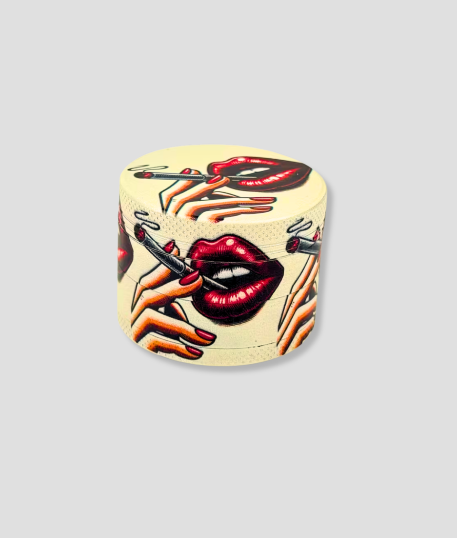 leuke grinder met printje