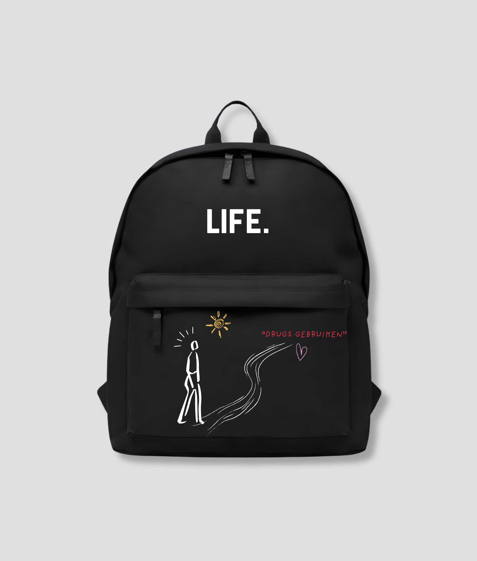 life rugtas zwart