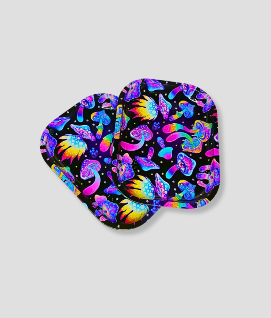 neon rolling tray