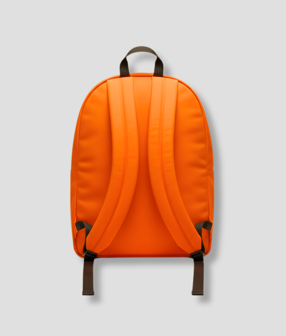 oranje rugtas achterkant