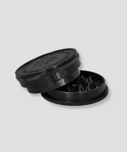 plastic grinder zwart 2 delig