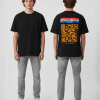 qr code tshirt oranje oversized