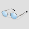 retro bril getinte blauwe glazen