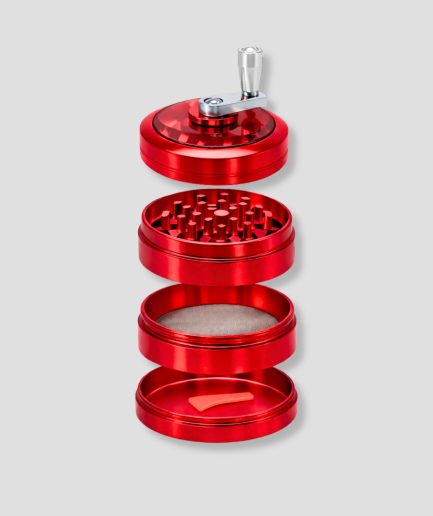 rode 4 delige grinder