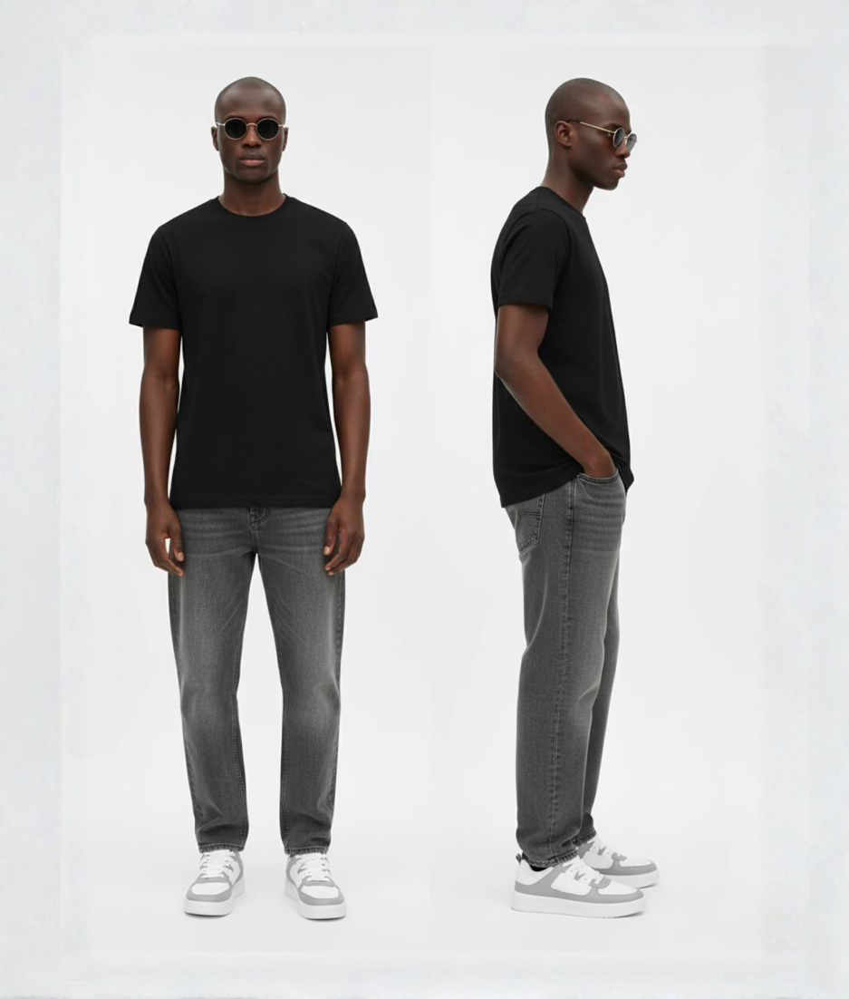 sneaker model grijs