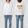 sweater wit model foto butterfly