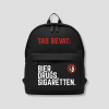 grappige rugtas bevat zwart