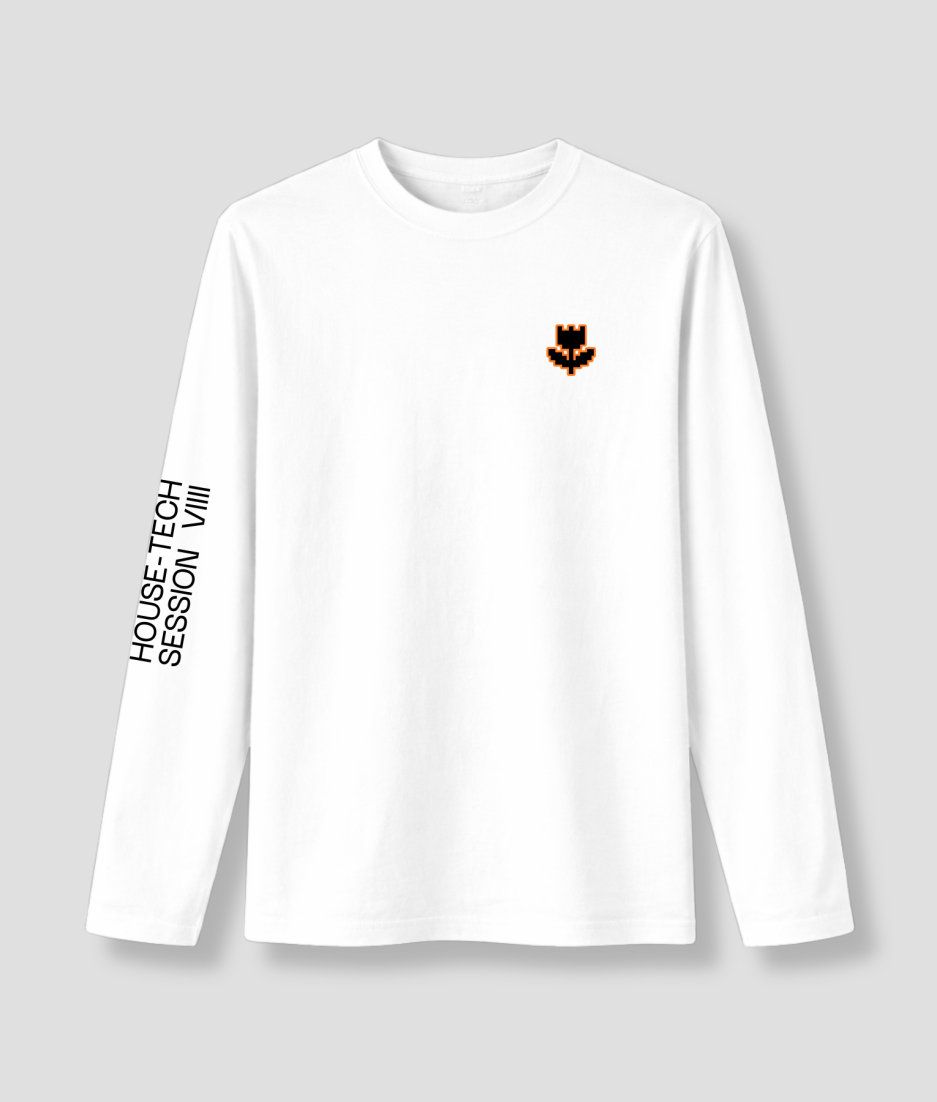 techno witte longsleeve