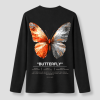 zwarte longsleeve butterfly pappilon