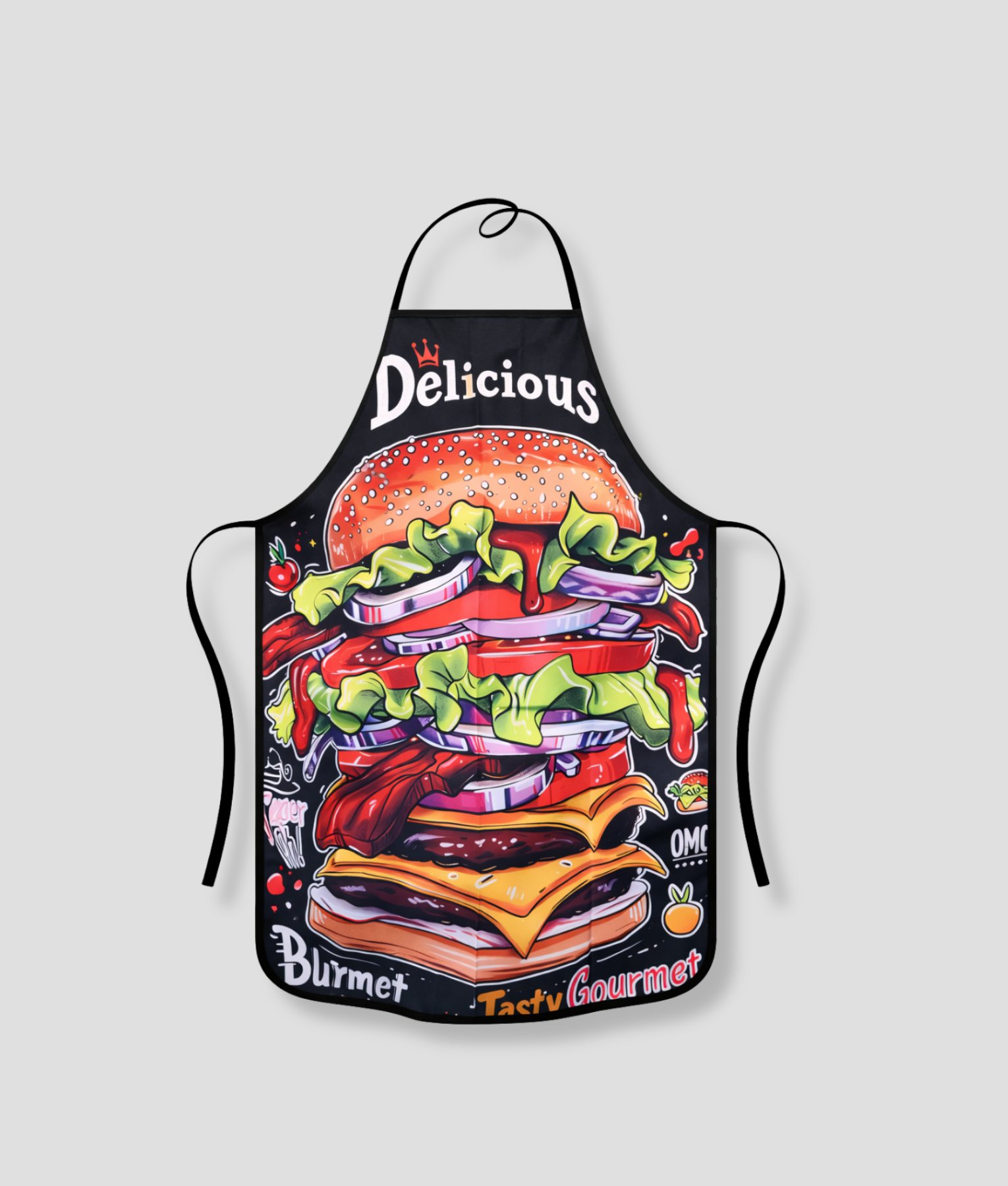 Hamburger bbq kook schort