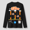 Willem vliegen longsleeve zwart