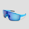 blauwe rave bril groot