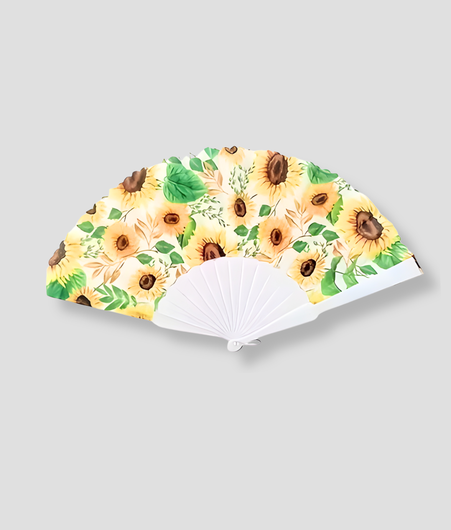 bloemen handwaaier