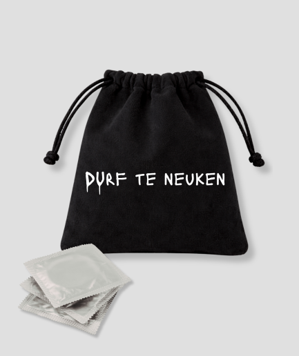 durf te neuken condoom zakje