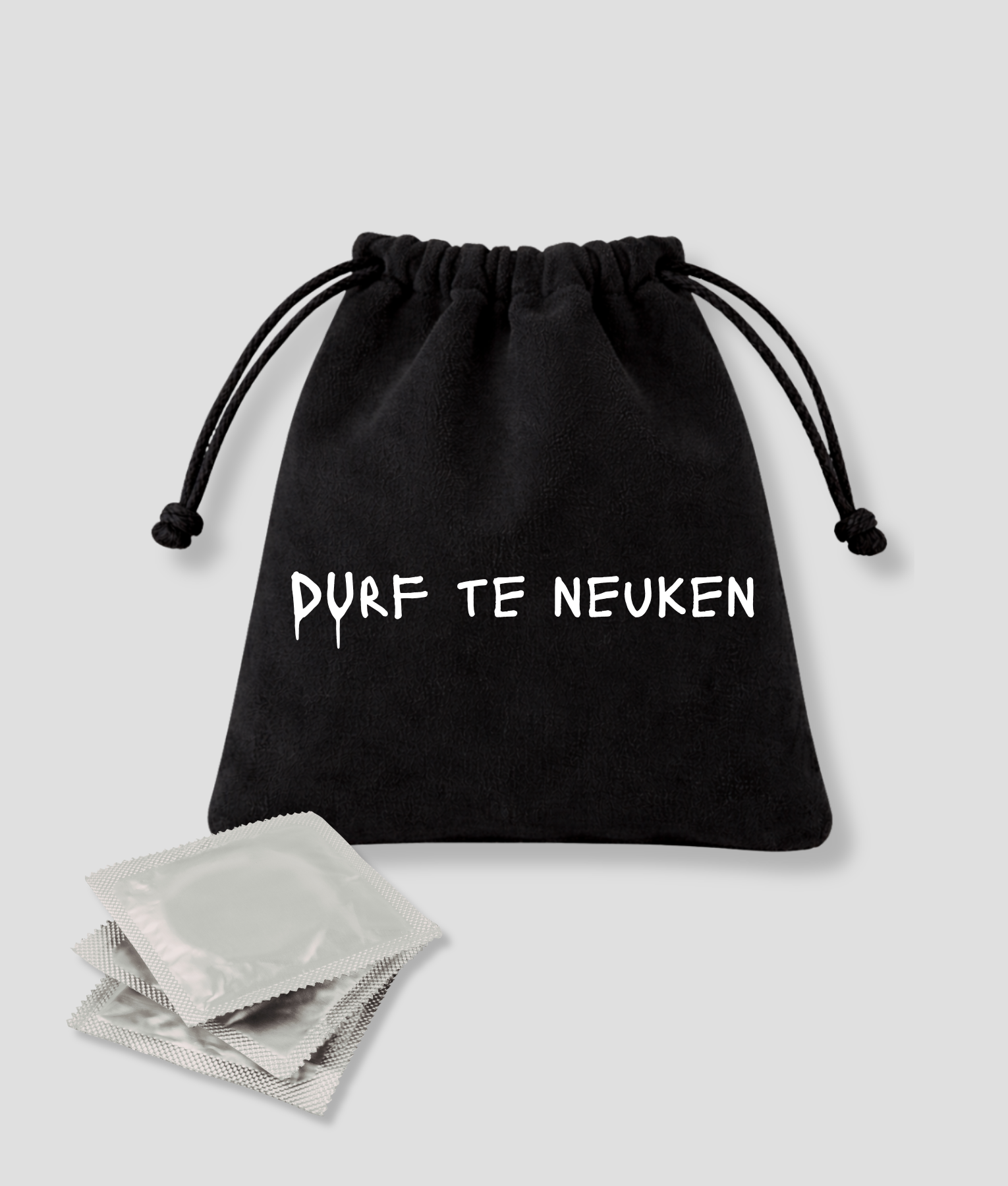 durf te neuken condoom zakje
