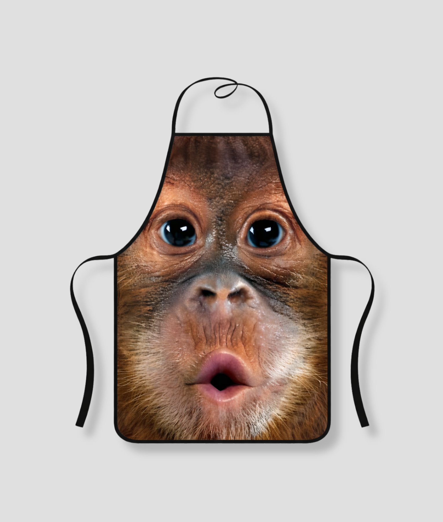 grappig schort aap