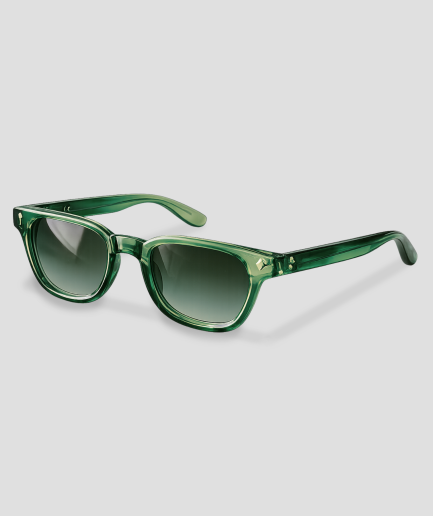 groen montuur bril