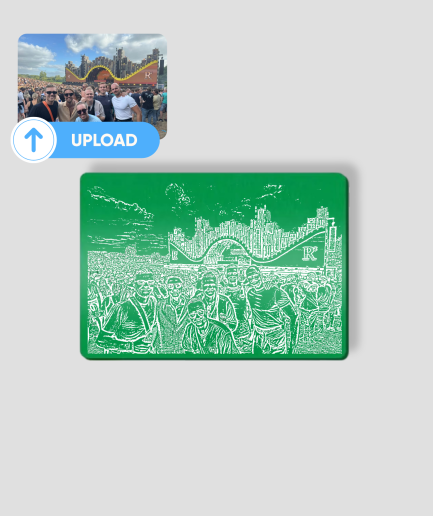 groen pasje graveren zelf