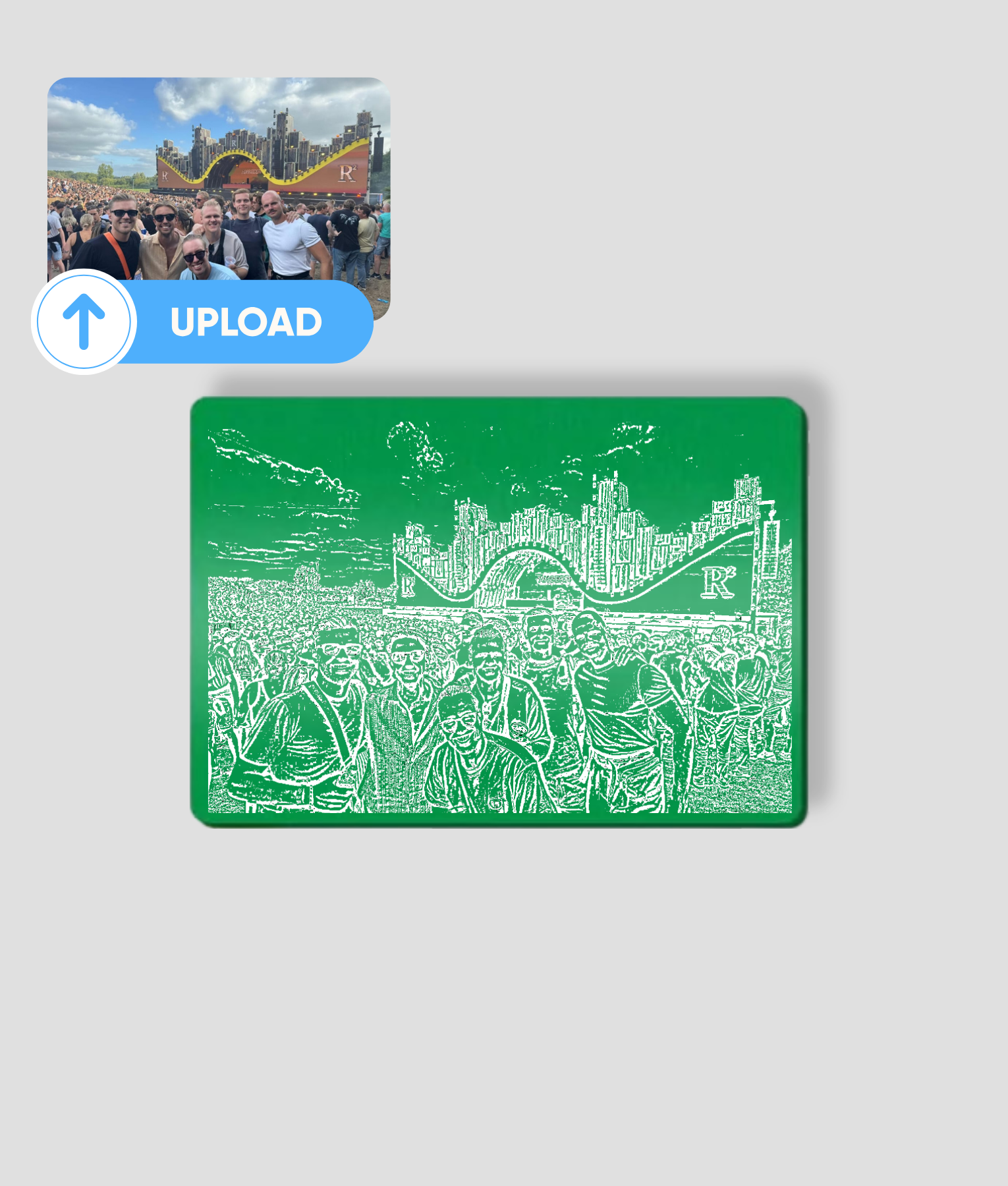 groen pasje graveren zelf