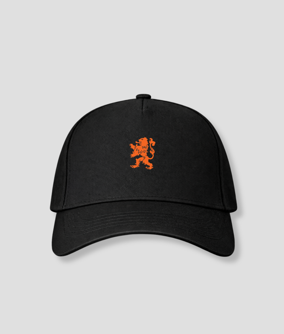leeuw oranje petje