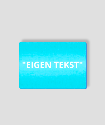 lichtblauwe snuifpas eigen tekst